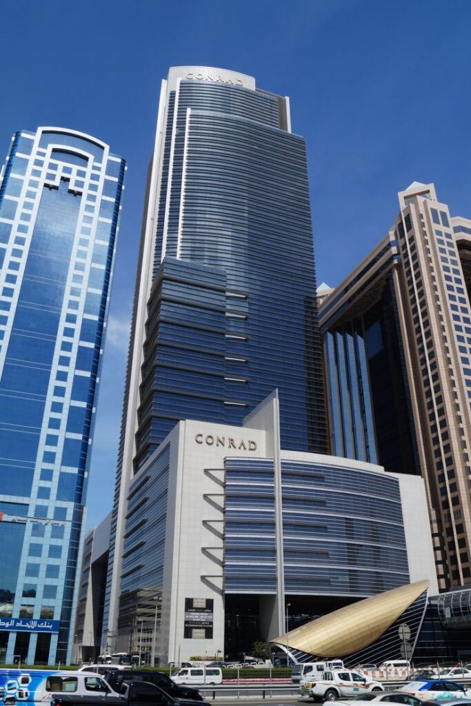Conrad Hotel in Dubai, the venue for OWEG meeting