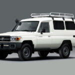 Toyota LandCruiser 78 'Troopy' modified for the refrigerated transport of vaccines