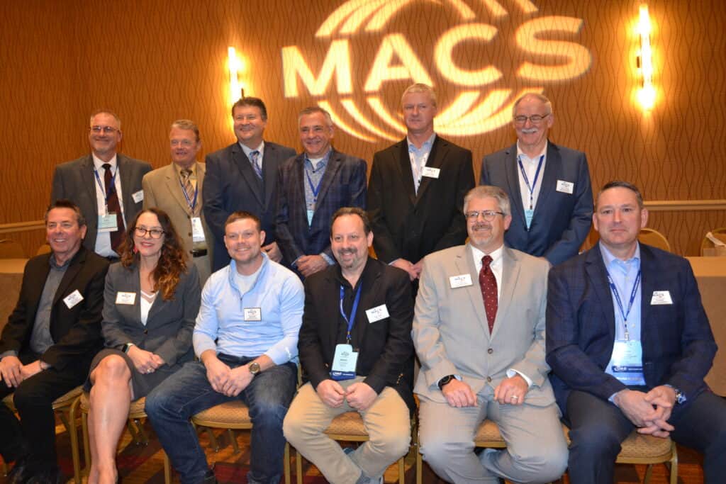 MACS Current Board of Directors – Photo taken on February 2, 2023 at the Gaylord Opryland hotel in Nashville, TN at the MACS Member Meeting after the new Directors are sworn in.
