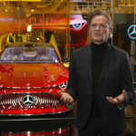 Mercedes-Benz CTO Markus Schäfer with the CLA concept